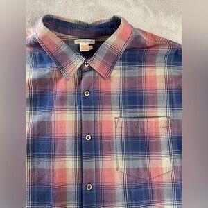 Carbon 2 Cobalt Button Down Shirt Mens XL Multicolor Long Sleeve